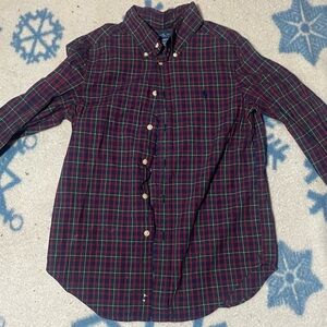 Ralph Lauren Kids Plaid Shirt - Red and Blue